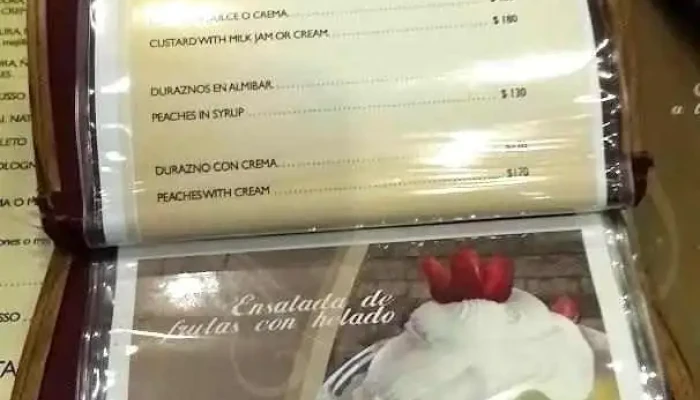 Restaurante El Tonel:  Helado Italiano