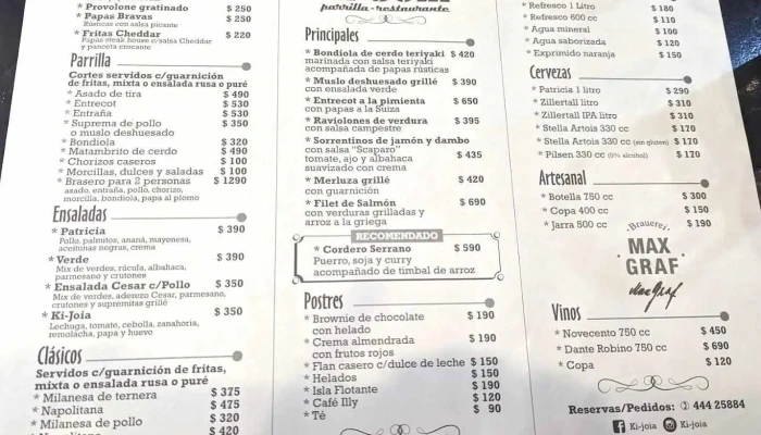 Restaurante Ki:  Joia Menu - Restaurante de comida rápida