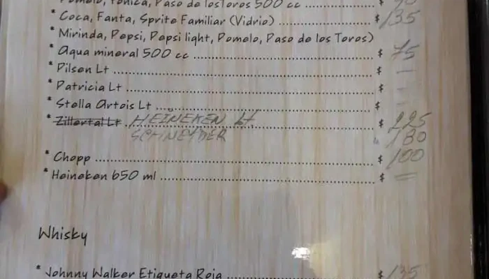 Restaurante Laskina Menu