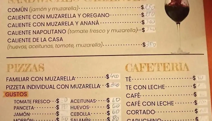 Restaurante Lo De Claudia:  Menu