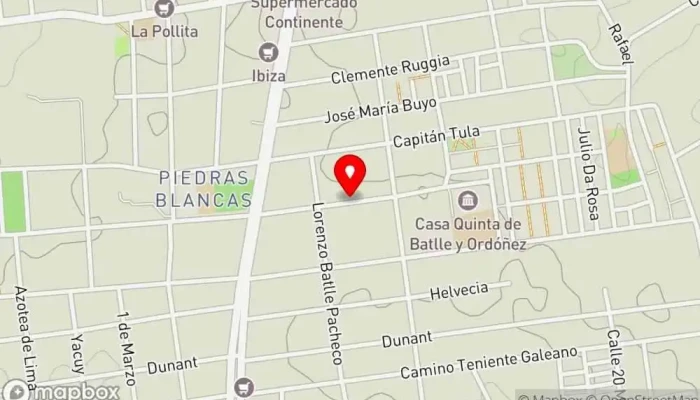 mapa de Restaurante Me Sabe A Fritas Restaurante de comida rápida en Montevideo