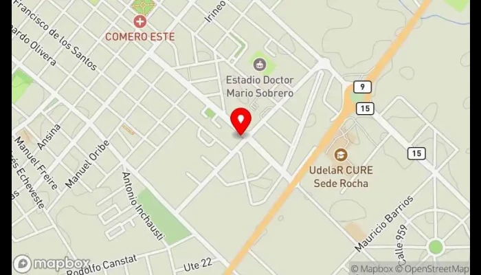 mapa de Restaurante Y Pizzeria Los Pelado's Restaurante, Restaurante de comida rápida en Rocha