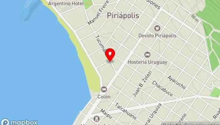 mapa de Resto Pub il Marine Restaurante en Piriápolis