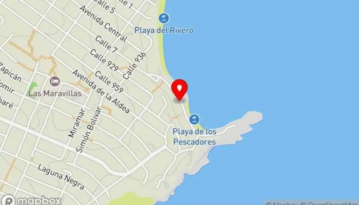 mapa de Restopub 70 Restaurante en Punta del Diablo