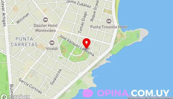 mapa de Retablo Propiedades Agencia inmobiliaria en Montevideo