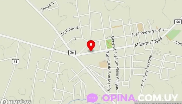 mapa de Reyna Alvarez Escuela primaria en Los Cerrillos