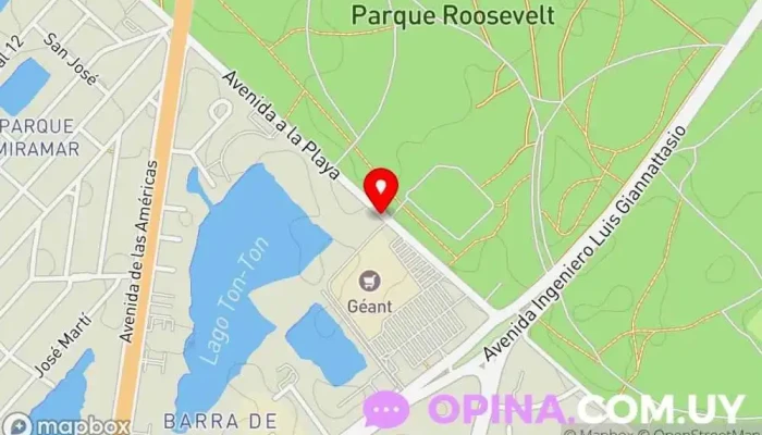 mapa de Riba Complejo de apartamentos en Ciudad de la Costa