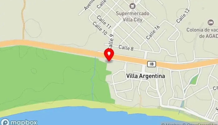 mapa de Rincón del Águila Restaurante, Parrilla en Villa Argentina