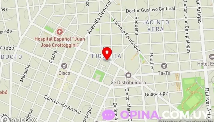 mapa de Rivero & Degiorgis Agencia inmobiliaria en Montevideo