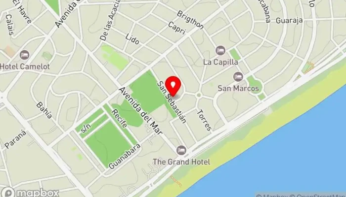 mapa de RocaMar Hostel Boutique Hotel, Albergue en Punta del Este