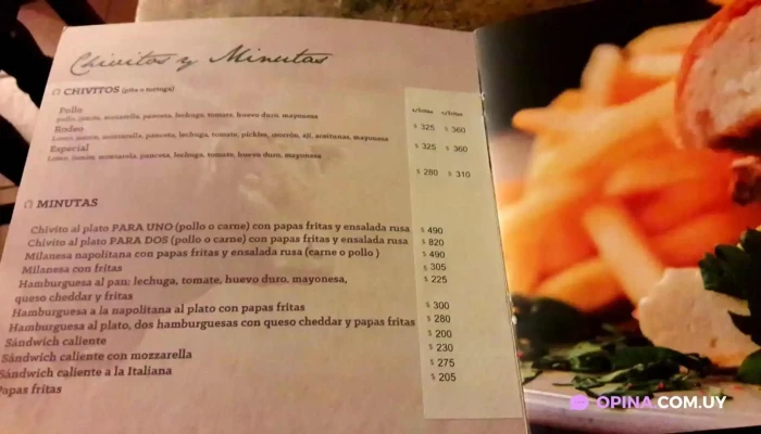 Rodeo Menu