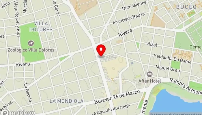 mapa de Rosita Hamburguesería en Montevideo