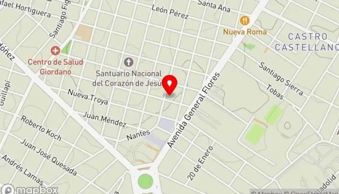 mapa de Roti 420 Slots y Comida Rápida Restaurante en Montevideo