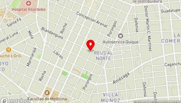 mapa de Rotisería La Cocina de Juani Restaurante uruguayo en Montevideo