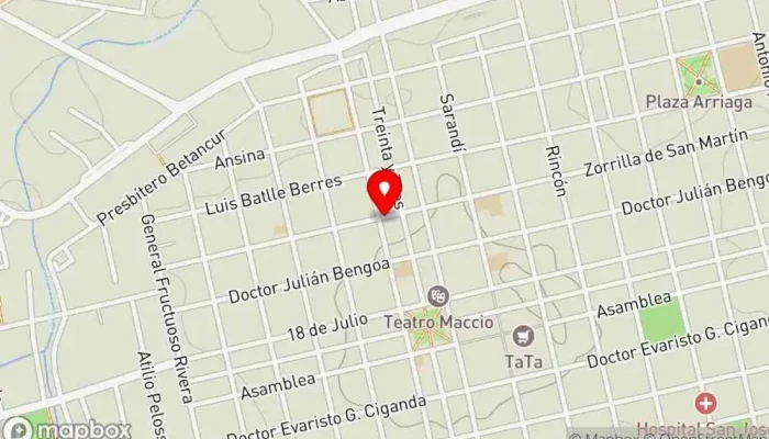 mapa de Rotisería Las Marias Restaurante en San José de Mayo