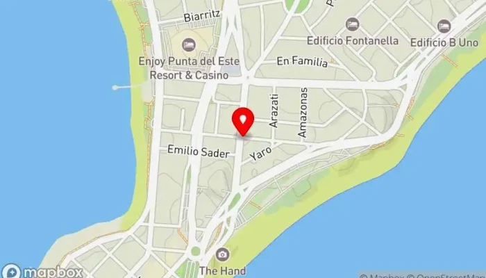 mapa de Rotisería Mucho Gusto Restaurante de comida rápida en Punta del Este