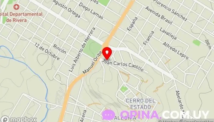 mapa de ruben gudues Complejo de apartamentos en Rivera