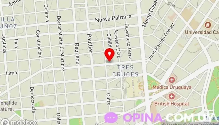 mapa de RUGGIERO Negocios Imnobiliarios Agencia inmobiliaria en Montevideo