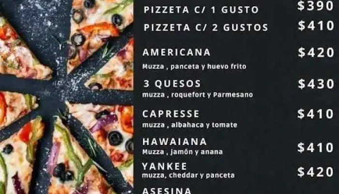 Sabor Y Pico:  Menu