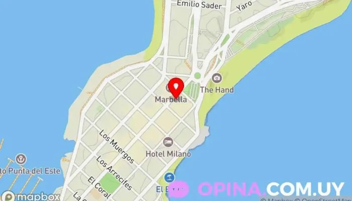 mapa de Sáder Inmobiliaria Agencia inmobiliaria en Punta del Este