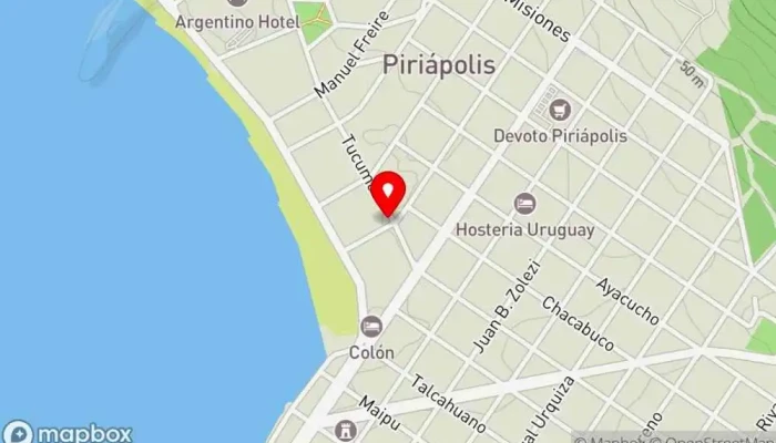 mapa de Sal Y Pimienta Restaurante en Piriápolis