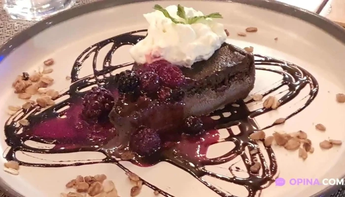 Salmuera:  Brownie - Restaurante