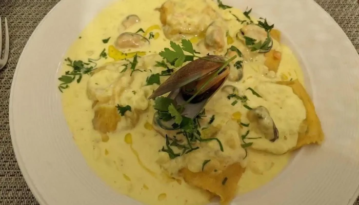 Salmuera:  Ravioli - Restaurante