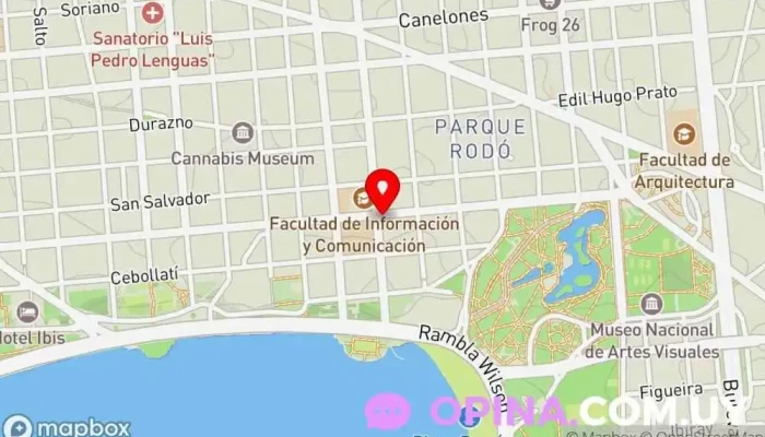 mapa de Salón Av Del Parque Papelería en Montevideo