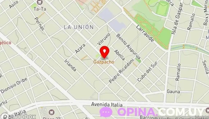 mapa de Salon chikle Papelería en Montevideo