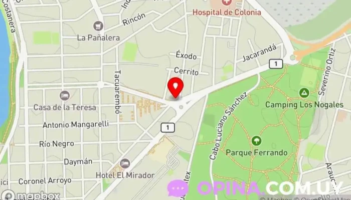 mapa de Salón de ventas y remates Gardiol & hijos Outlet en Col. del Sacramento