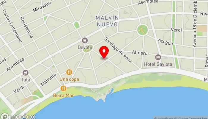 mapa de Salon Un Poco de Todo Bar en Montevideo