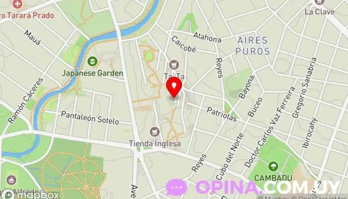 mapa de San Martín propiedades Agentes inmobiliarios en Montevideo