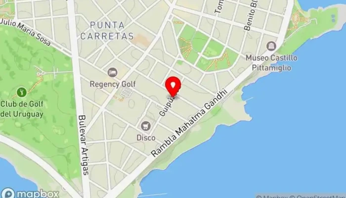 mapa de Santa Croce Cafetería en Montevideo