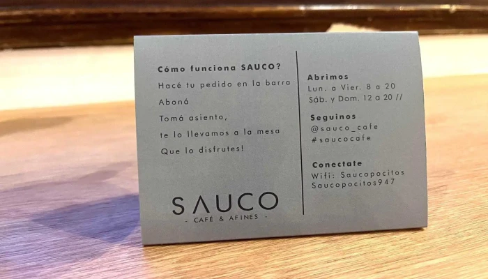 Sauco Cafe De Especialidad Specialty Coffee Menu