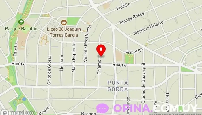 mapa de Scarpelli Negocios Inmobiliarios Agencia inmobiliaria en Montevideo