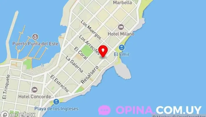 mapa de Sea House Real Estate - Inmobiliaria - Escribanía Agentes inmobiliarios en Punta del Este