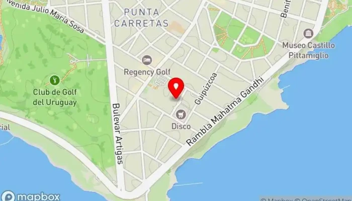 mapa de Senda Cafetería en Montevideo