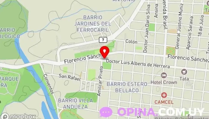 mapa de Sense Melo Gimnasio en Melo