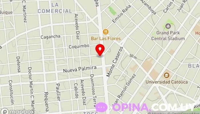 mapa de Serendipia-cea Centro educativo en Montevideo