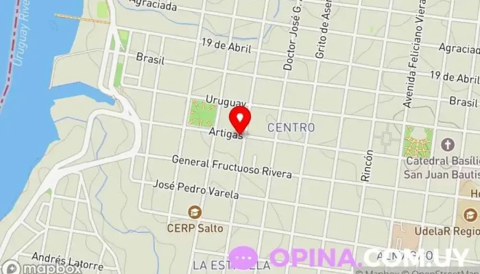 mapa de Sevrini Tienda de cubertería en Salto