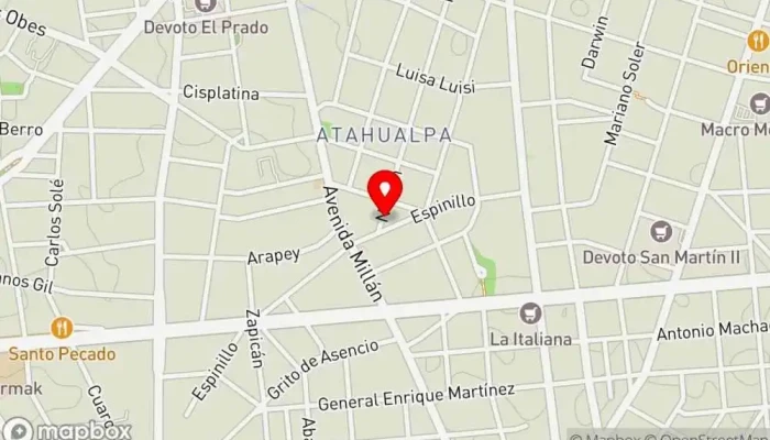 mapa de Shawarma Varuyan Middle Eats Food Restaurante en Montevideo