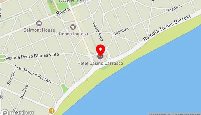 mapa de Sofitel Montevideo Casino Carrasco & Spa Hotel en Montevideo