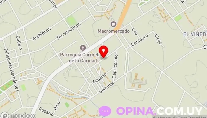 mapa de Solar 8 Casa rural en Montevideo