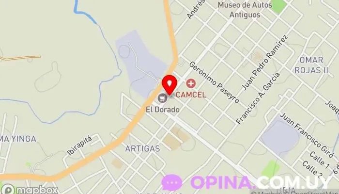 mapa de Soluciones Inmobiliarias RB Agencia inmobiliaria en Rio Branco