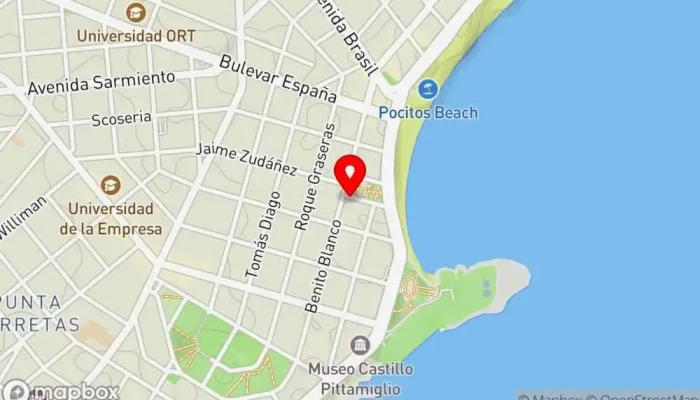 mapa de SORO Montevideo, Curio Collection by Hilton Hotel en Montevideo