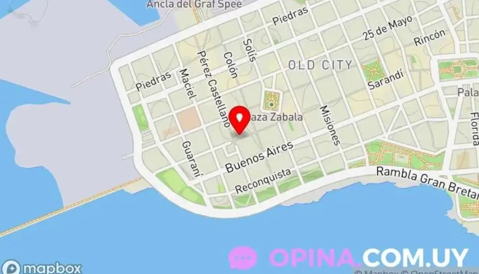 mapa de Spacio Sarandi Tienda de artículos de segunda mano en Montevideo