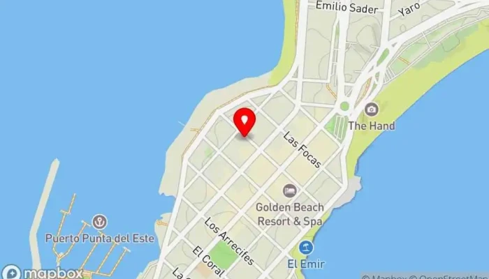 mapa de Stand-By Snack Bar Bar en Punta del Este