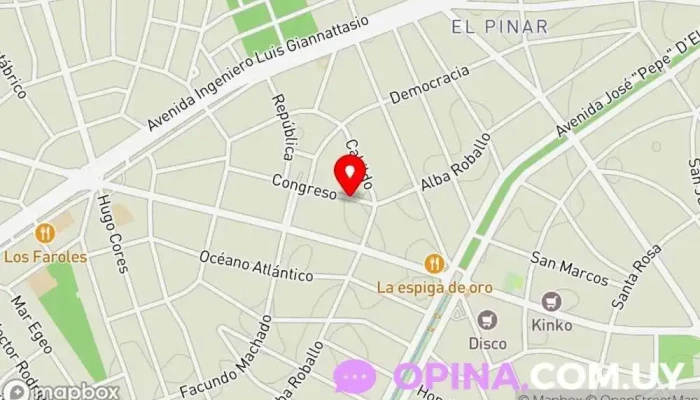 mapa de Step Avant Escuela de ballet en Ciudad de la Costa