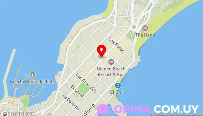 mapa de Stickers Juguetería en Punta del Este