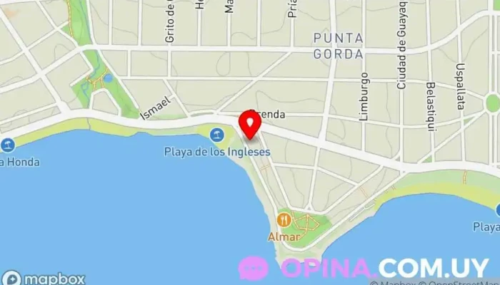 mapa de STRASSER anexo Punta Gorda Escuela de diseño de moda en Montevideo